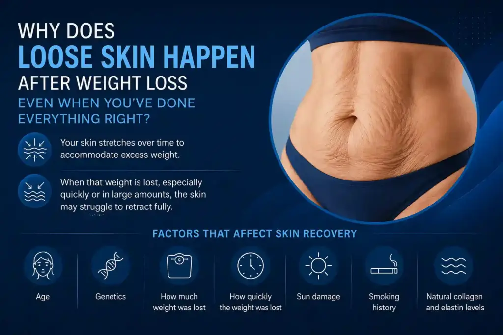 Why Does Loose Skin Happen After Weight Loss Even When You’ve Done Everything Right Bradford?
