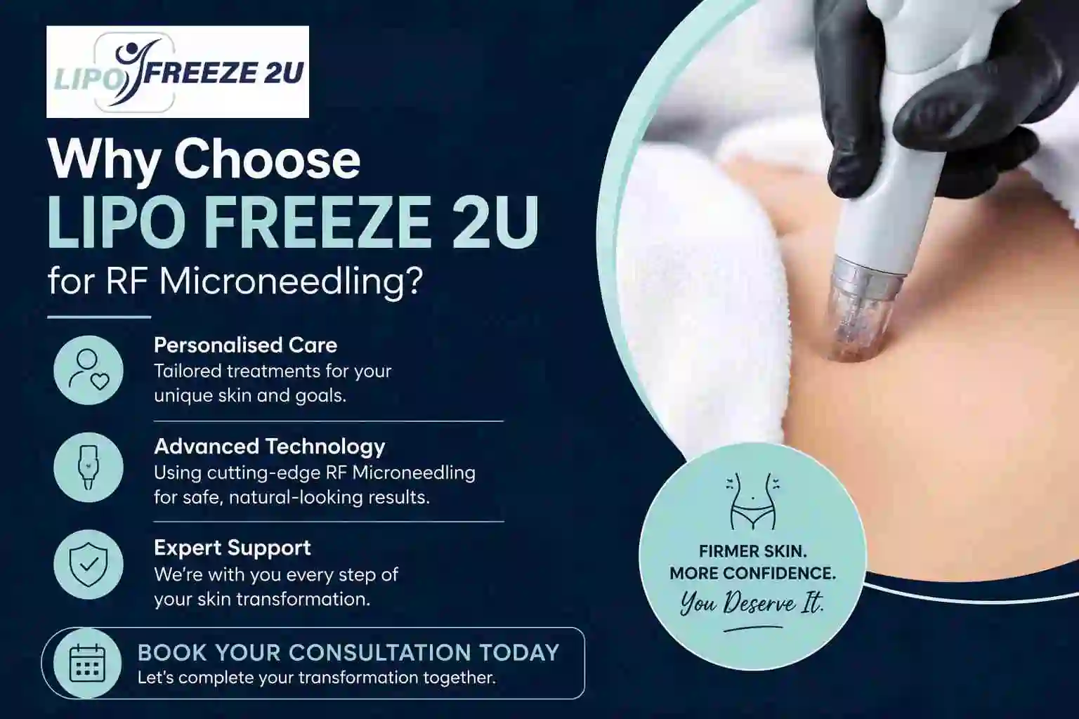 Why Choose LIPO FREEZE 2U for RF Microneedling Bradford?